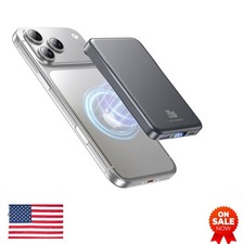 Magnetic Portable Charger 10000mAh Wireless Power Bank 20W USB-C LED Display