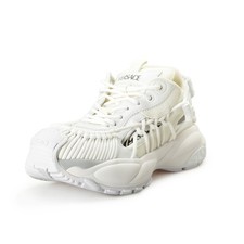 Versace Women's White MERCURY M VS 01 Leather Sneakers Shoes US 8 IT 38