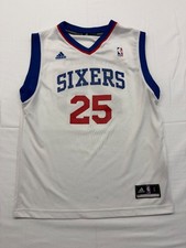 Adidas Philadelphia 76ers Ben Simmons 25 Sixers Jersey White Youth boys L NBA