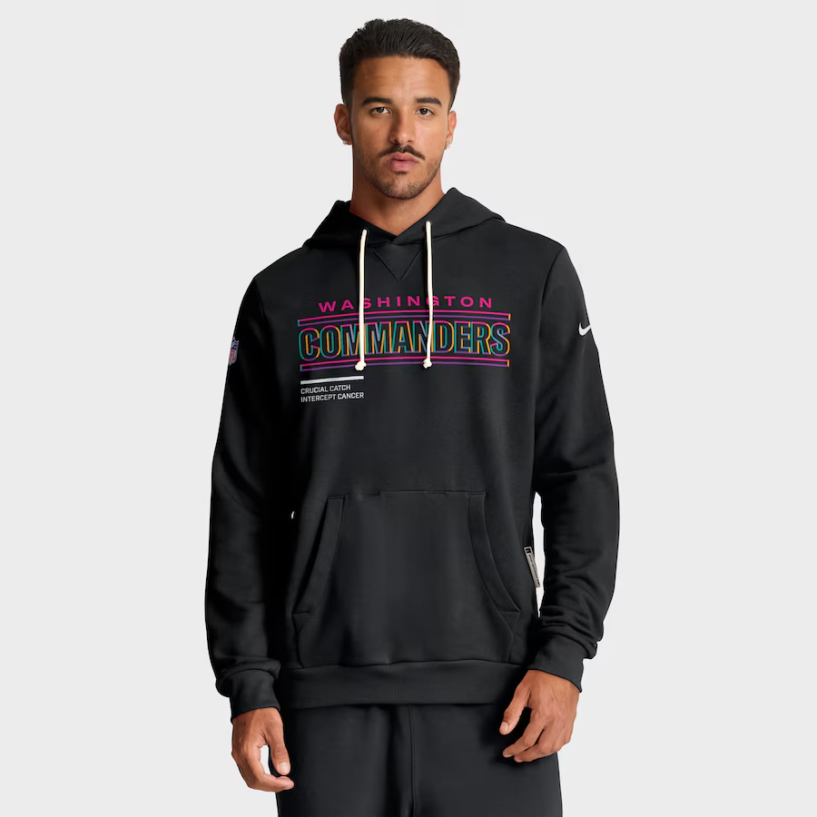 Authentic Nike Washington Commanders 2025 Crucial Catch Hoodie