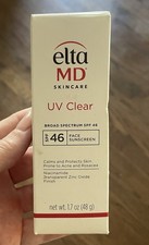 Elta MD UV Clear Broad-spectrum Facial Sunscreen SPF 46 1.7 oz EXP 04/27 NEW