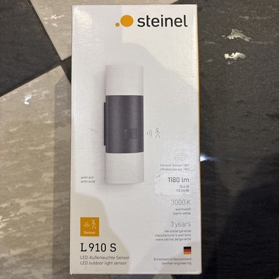Steinel LED Up-/Downlight L 910 S Anthrazit Bewegungsmelder Wandleuchte außen
