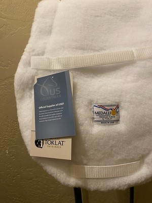 TOKLAT MEDALLION FLEECE A/P QUILTED ENGLISH SADDLE PAD 20'' X 38'' | UK