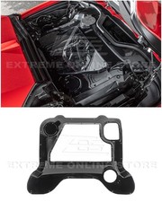 For 20-up Corvette C8 Convertible Htc Carbon Flash Engine Bay Panel Clear Cover
