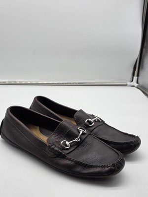 Cole Haan Shoes Mens Size 9.5 Brown Leather Bit Driving Casual Damaged Loafers