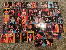 WCW Lot Of 50 Trading Cards Stickers 1998 1999 Hulk Hogan Ric Flair Goldberg WWF