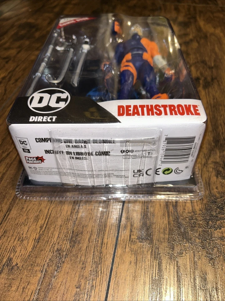 NEW Mcfarlane Platinum Edition:  DC Direct - Deathstroke (w/comic book)  - NIB - Image 3 of 4