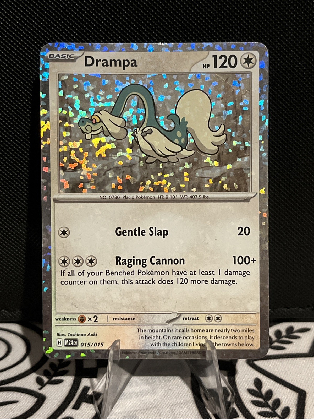 DRAMPA - McDonald's Promo 015/015 M24 EN 2024 Happy Meal Holo Foil Pokémon TCG