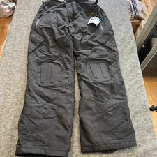 Polar Edge Gold Series Aspen Black Snow Board Ski Pants Knee Pads L