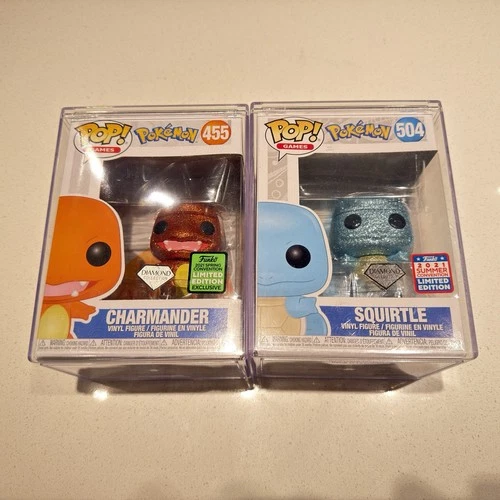 Funko Pop! Pokémon Diamond Collection 455 Charmander & 504 Squirtle