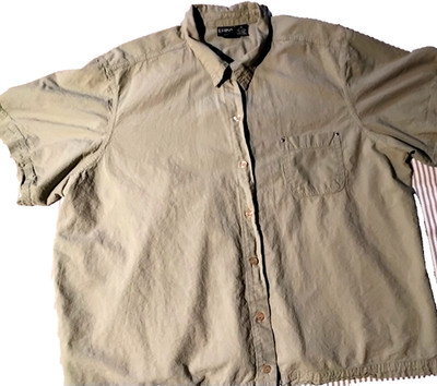 Vintage Erika Collection Plus Women 4x Olive Green 100% cotton Button Up Shirt