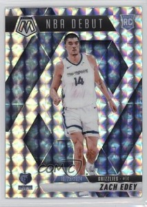 2024-25 Panini Mosaic NBA Debut Mosaic Prizm Zach Edey #251 Rookie RC