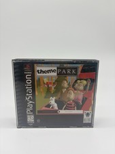 Theme Park Sony PlayStation 1 PS1 1995 CIB Complete Tested & Working