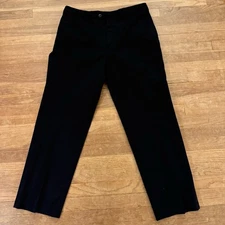 Men's Perry Ellis Portfolio black dress pants size 36 x 31 b15
