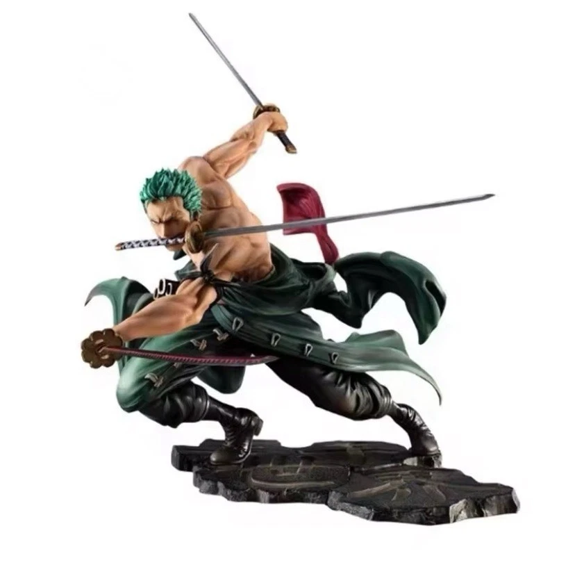 Banpresto BP89379P Figura de Accion Roronoa Zoro One Piece, Grandista, 22 cm, Multicolor
