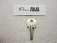 Rowe AMI C440A Jukebox Cabinet Key, Genuine, Used Old Stock, Fits 10 Models