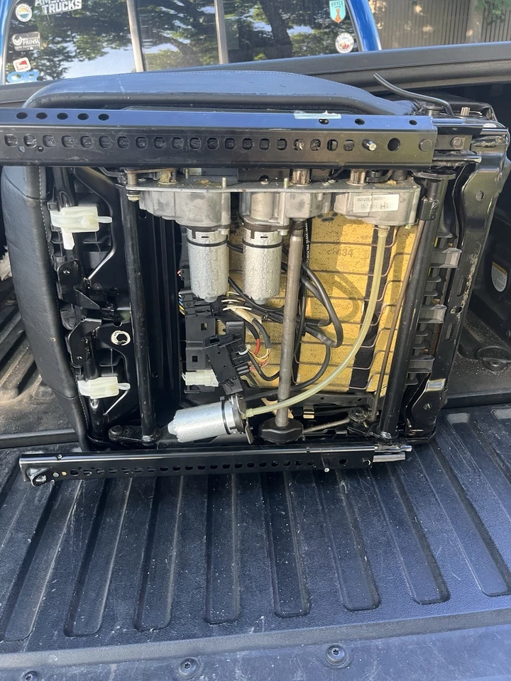 1998-2004 PORSCHE 911, 996, 986, S, TURBOCARRERA 4S PASSENGER BLACK LEATHER SEAT - Image 3 of 4