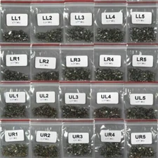 100Pcs Dental Orthodontic Bracket Metal Braces Mini Roth 022 345Hook  20Position