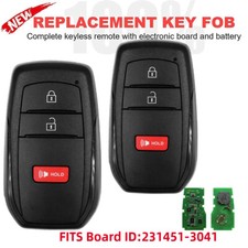 2 Smart Remote Key Fob 3buttons Keyless Proximity For Toyota Tacoma 2022 23 2024