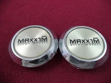 Maxxim Alloy Wheels Chrome / Silver Custom Wheel Center Cap # CAP89BYT (2)
