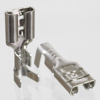 25X 6,35 Flachstecker Kabelschuhe 1,5 - 2,5Mm² SteckhüLsen Socket Crimp Auto #21