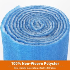 12-FT BLUE BONDED AQUARIUM FILTER MEDIA PAD 12" X 140' FILTER FIBER FLOS