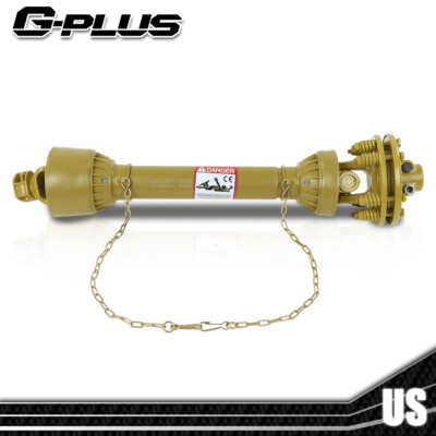 PTO Shaft PTO Drive Shaft 1-3/8''x6 Spline w/Slip Clutch T4 31.5-41'' Yellow