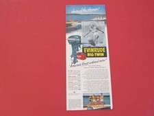 Evinrude Big Twin Outboard Motor Original Magazine Advertisement