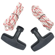 2 PK Recoil Starter Rope 5mm x 1.7m w Handle for Honda GX240 GX270 GX340 GX390