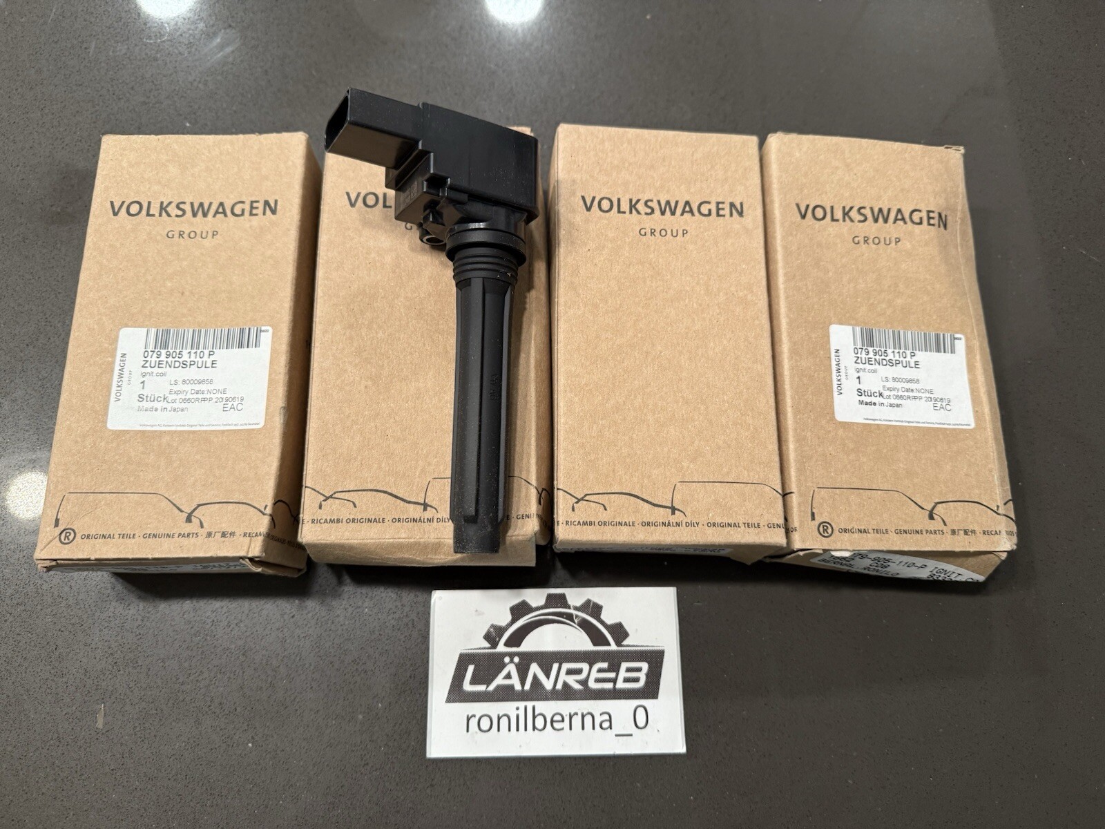 Genuine Audi / Volkswagen / VW Ignition Coil 079-905-110-P