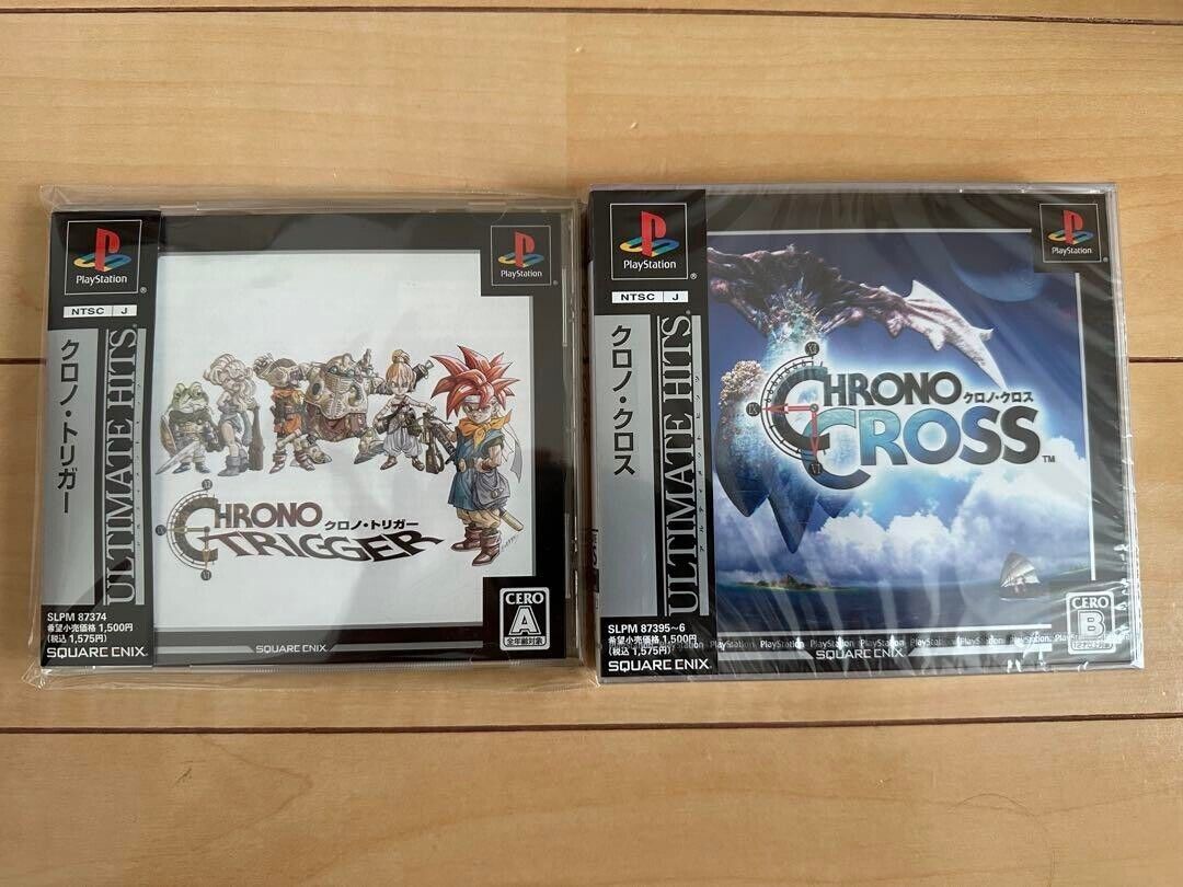 Chrono Trigger & Chrono Cross Set Sony PlayStation 1 PS1 Chrono Trigger & Chrono Cross Set Sony PlayStation 1 PS1