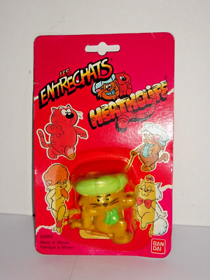 PVC Vintage Figur Les Entrechats Rif-Raf - MOC im Blister Heathcliff (C117/2)