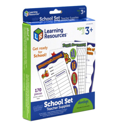 Learning Resources Pretend & Play Schule Set Nachfüllpackung - Extra Sachen für Kinder