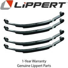 Lippert 24 Tandem Double-Eye Leaf Springs (4-Pack) 2000 lb - Fits Dexter/Alko