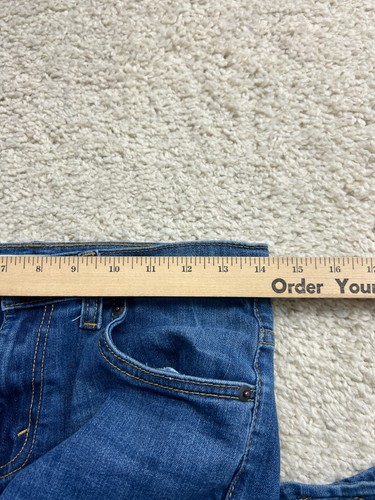 Levis 511 Slim Jeans Boys 16 Reg 28x30 Blue Denim Stretch Casual Preppy School - Picture 8 of 11