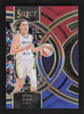 Sevgi Uzun 2024 Panini Select WNBA Red and Blue Prizms Dallas Wings #/399 #177