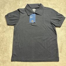 Dickies Polo Kids' Medium Short Sleeve Pique Polo Shirt NWT 