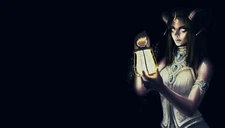 Anime artwork fantasy art world of warcraft draenei pc Play Gaming Mat Desk