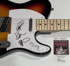 THE BARENAKED LADIES SIGNED SUNBURST ELECTRIC GUITAR STEVEN PAGE ED JSA COA — photo 2