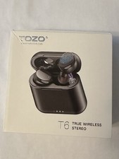 TOZO T6 True Wireless Earbuds Bluetooth Headphones Touch Control Blue IPX8