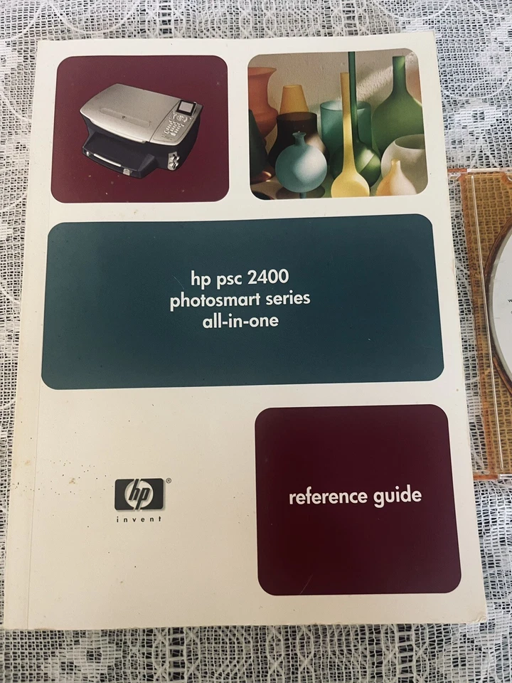 HP PSC 2400 Photosmart Series All in One Print Reference Guide / 2003 CD - Image 3 of 4