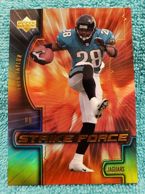 2000 UPPER DECK STRIKE FORCE FRED TAYLOR #SF1 JACKSONVILLE JAGUARS