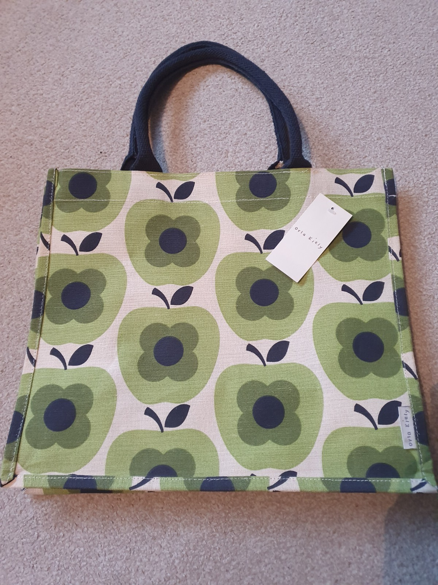 Orla Kiely Jute Bag Tesco ORLA KIELY FOR JUTE TOTE SHOPPING GREEN