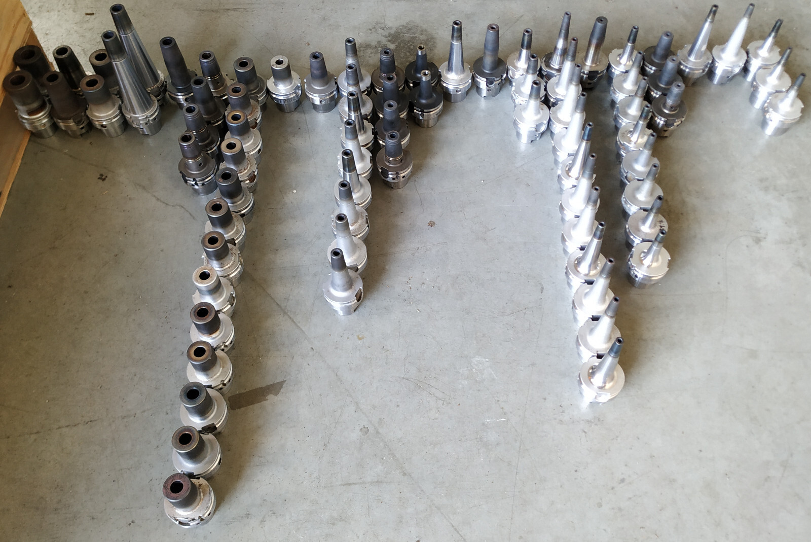 Cône de frettage HSK 63 A anti-vibration pour fraisage CNC grande vitesse