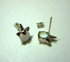 Unicorn Earrings - Opal & Sterling Silver A — photo 8