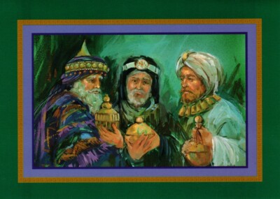 Three Kings Wise Men Bearing Gifts Christmas Greeting Cards - Set of 13