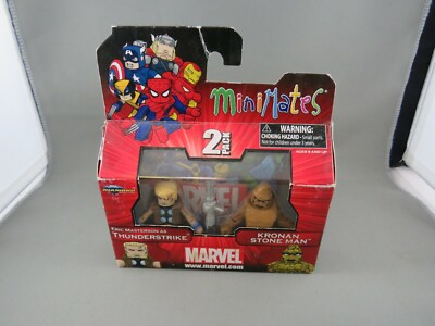 MARVEL MINIMATES 2-PACK: ERIC MASTERSON AS THUNDERSTRIKE & KRONAN STONE MAN