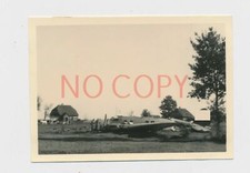 Foto WK 2 - abgeschossenes deutsche Flugzeug HE111   - #22