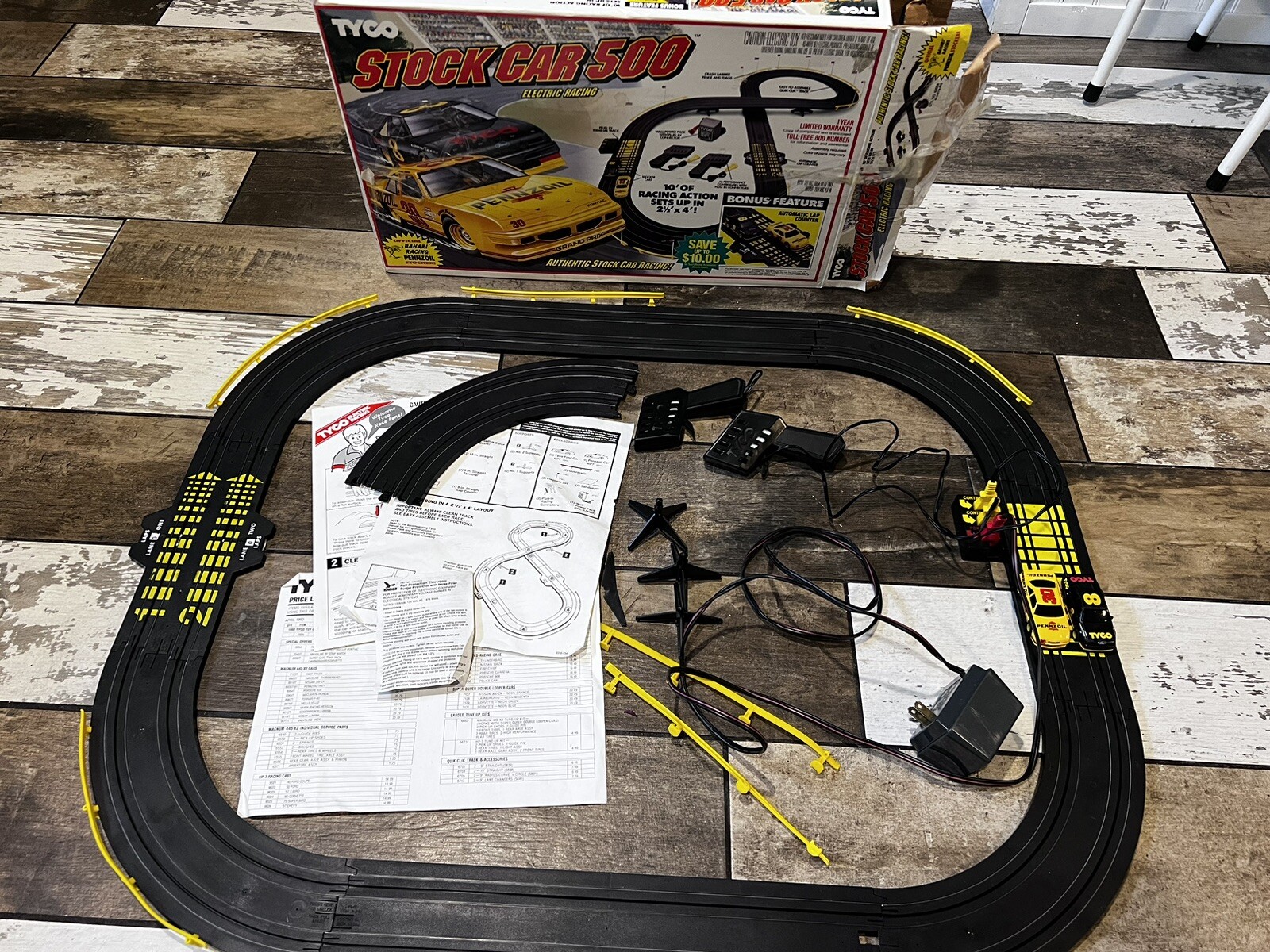 VINTAGE RARE + TYCO ELECTRIC SLOT CAR RACING STOCK CAR 500 Vintage eBay