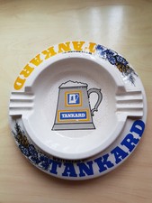 Whitbread Tankard ceramic pub ashtray well used see pictures
